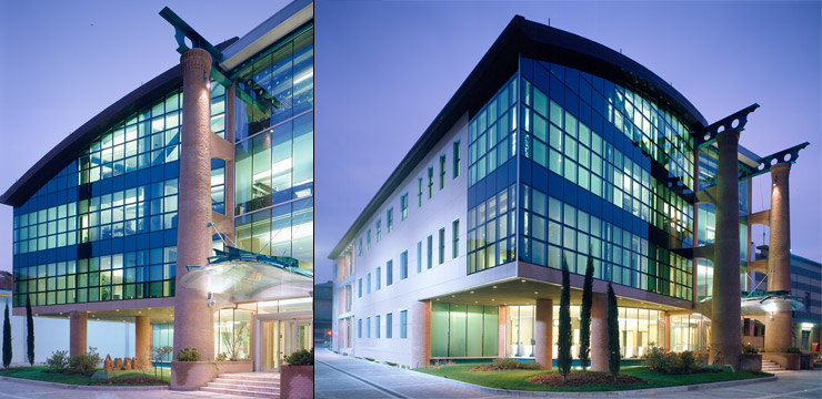 Aluminium curtain walling manufactured by Glass & General